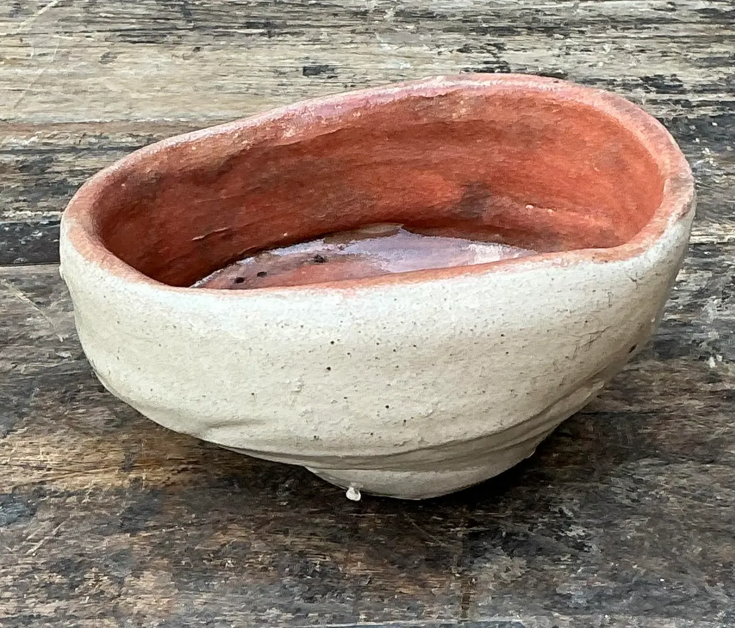 Vintage Original Studio Pottery Biomorphic Bowl — additional photo 1