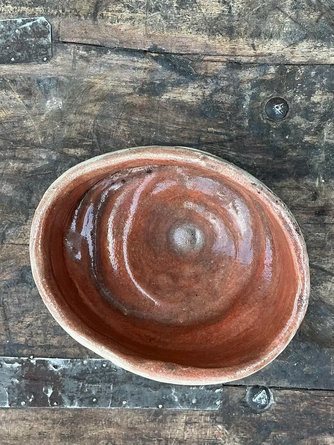 Vintage Original Studio Pottery Biomorphic Bowl — additional photo 2