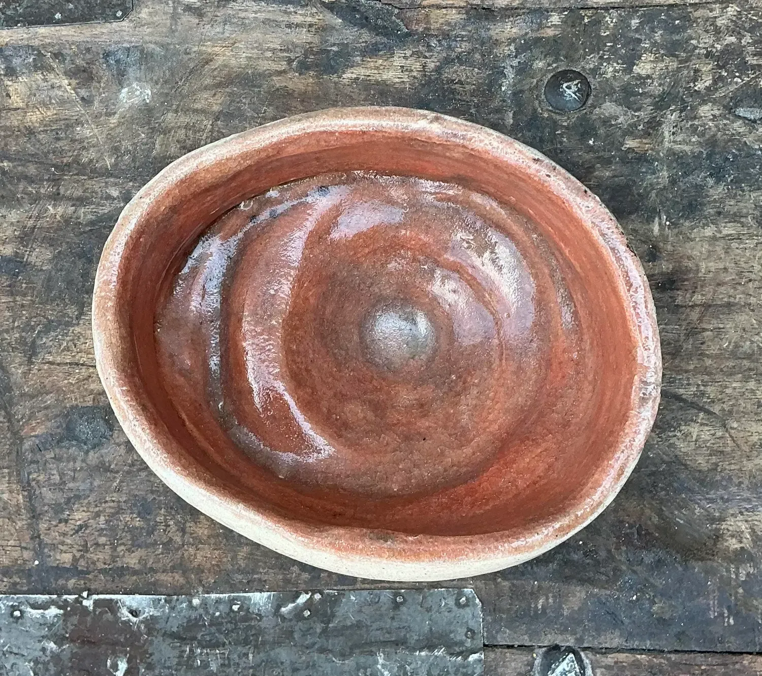 Vintage Original Studio Pottery Biomorphic Bowl — additional photo 5
