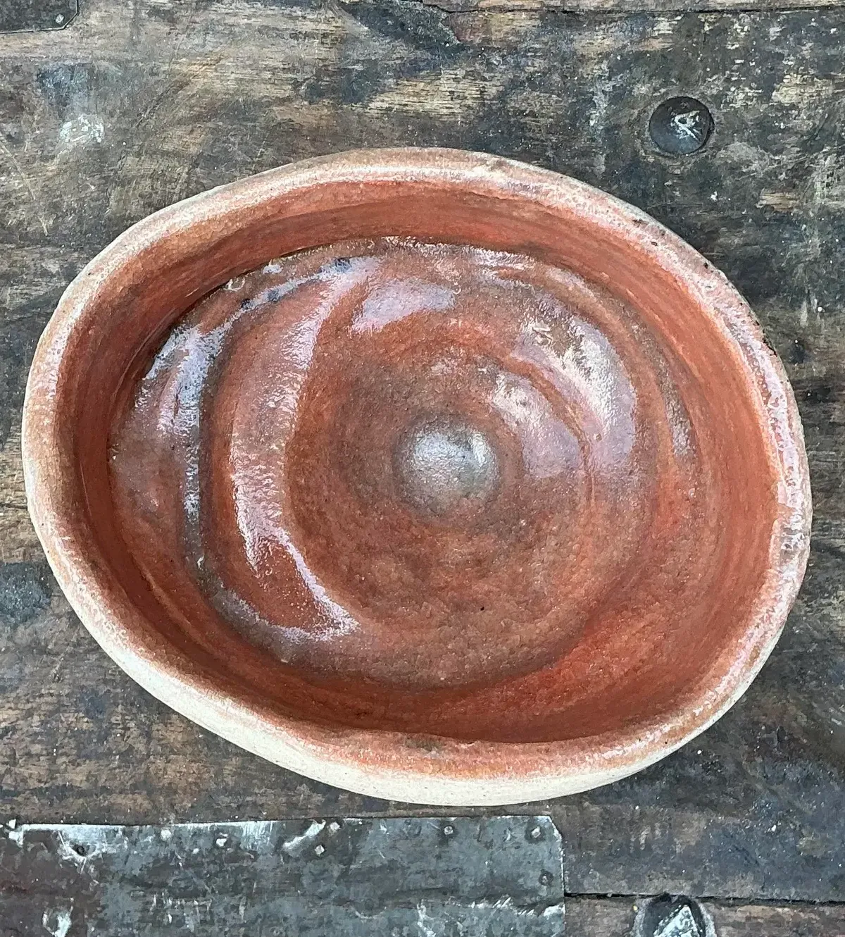 Vintage Original Studio Pottery Biomorphic Bowl — additional photo 4