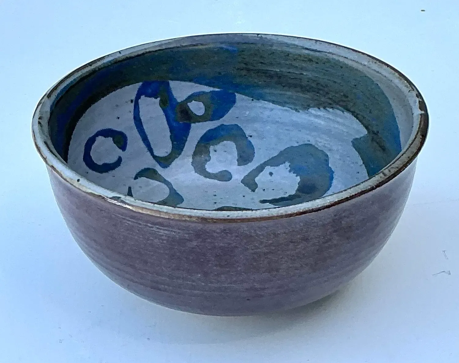 Vintage Original Studio Pottery Bowl - Pottery, 6W x 3H — additional photo 5