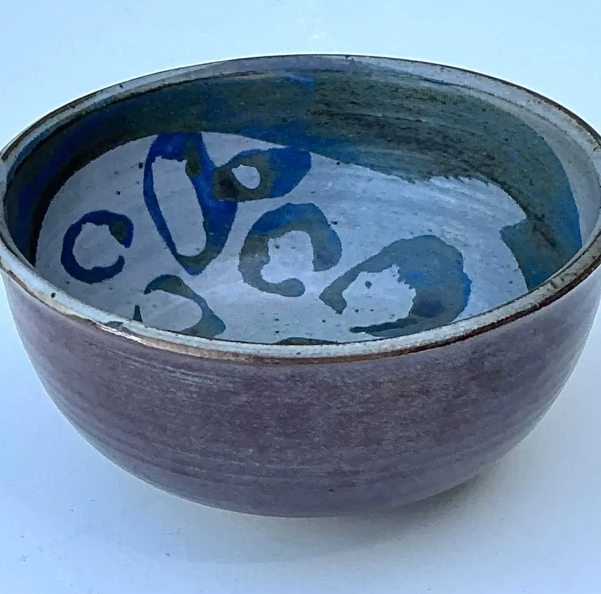Vintage Original Studio Pottery Bowl - Pottery, 6W x 3H — additional photo 4