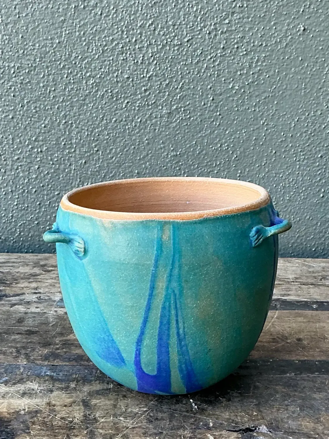 Vintage Original Studio Pottery Bowl - Pottery, 6.5W x 5.75H — additional photo 1