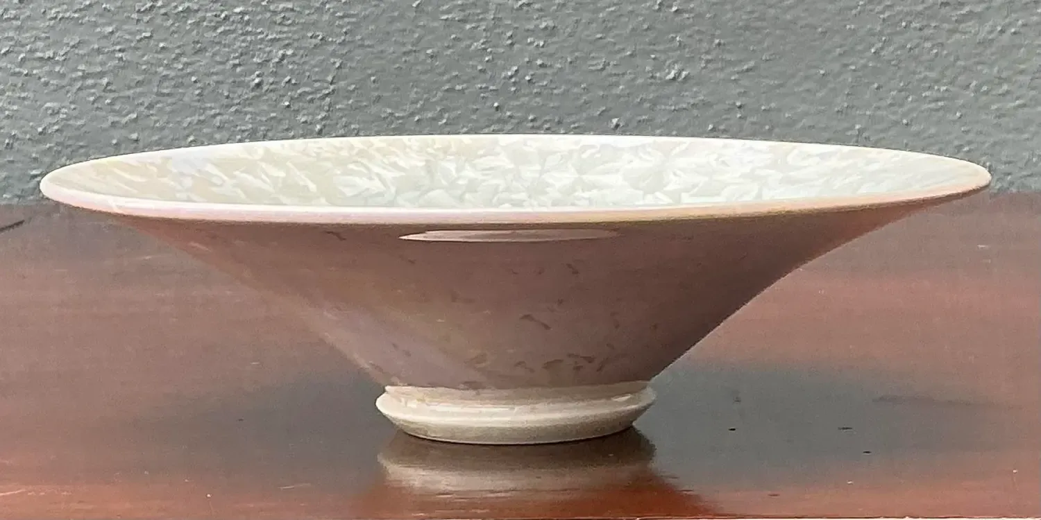 Vintage Original Studio Pottery Bowl - Pottery, 9W x 2.5H — additional photo 2