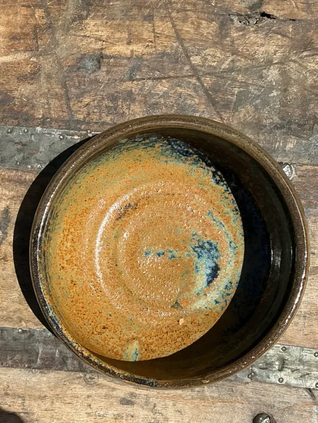 Vintage Original Studio Pottery Bowl - Pottery, 6W x 2.5H — additional photo 3