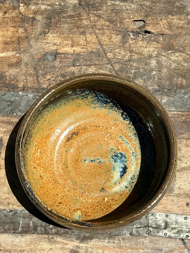 Vintage Original Studio Pottery Bowl - Pottery, 6W x 2.5H — additional photo 5