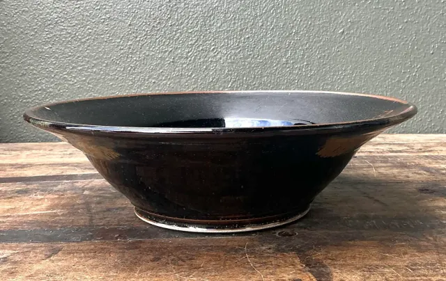 Vintage Original Studio Pottery Bowl - Pottery, 11.75W x 3H — additional photo 7