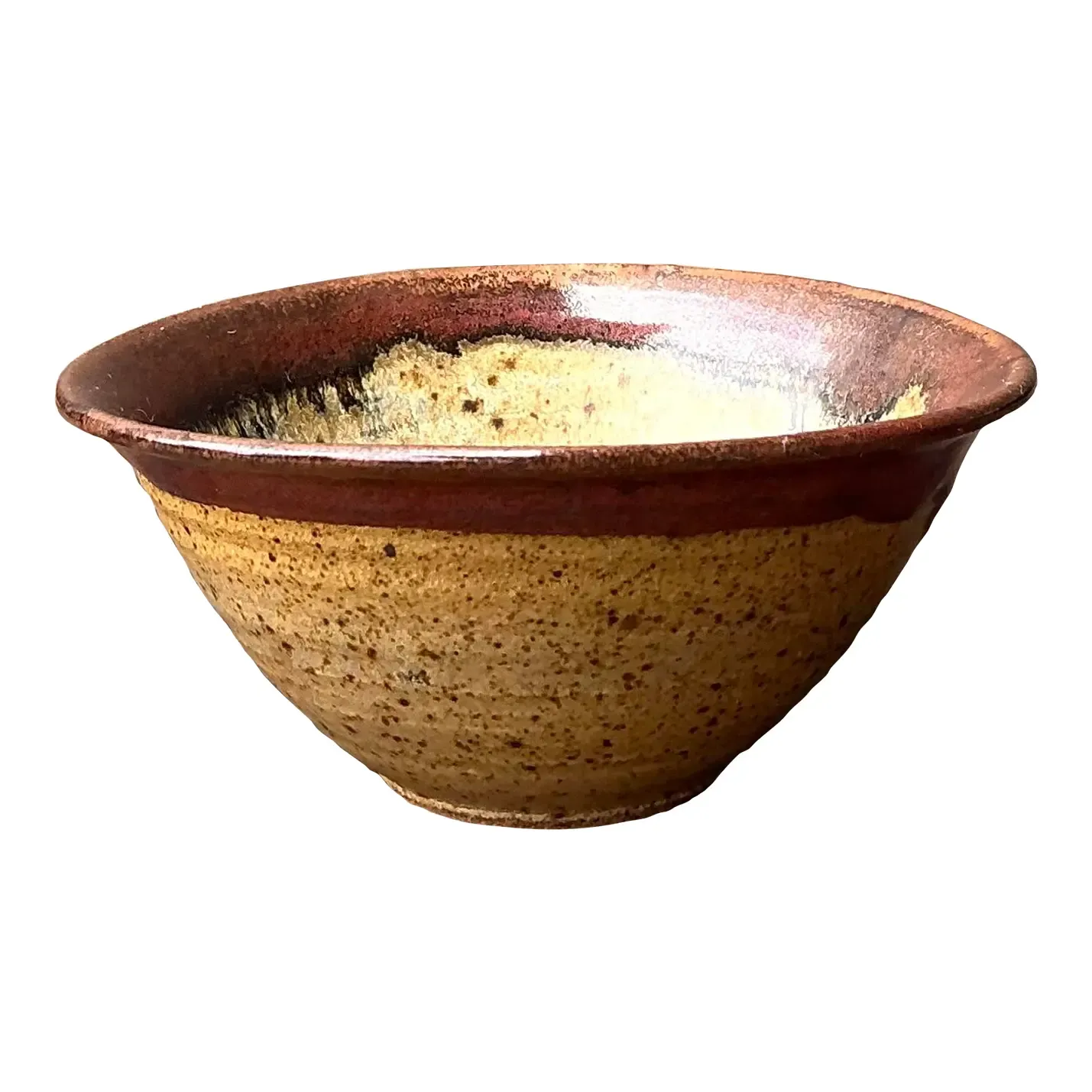 Vintage Original Studio Pottery Bowl - Pottery, 5.25W x 2.5H — additional photo 1