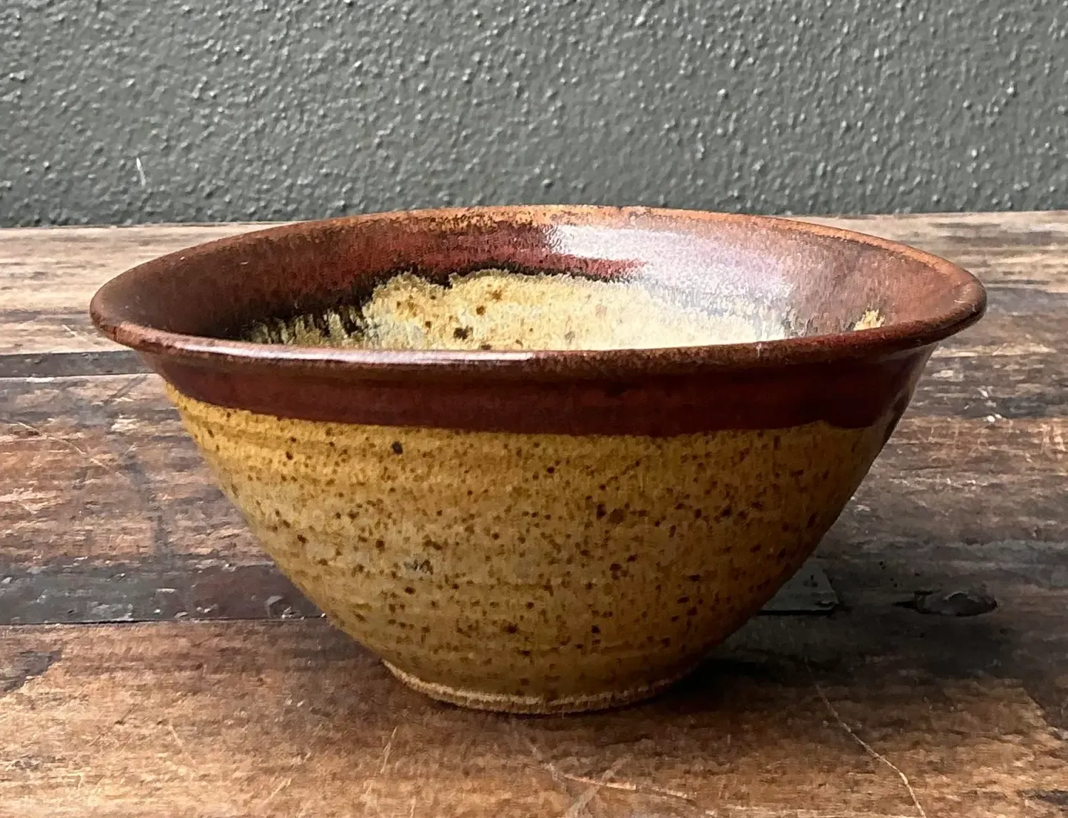 Vintage Original Studio Pottery Bowl - Pottery, 5.25W x 2.5H — additional photo 2