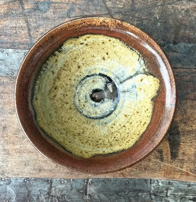 Vintage Original Studio Pottery Bowl - Pottery, 5.25W x 2.5H — additional photo 5
