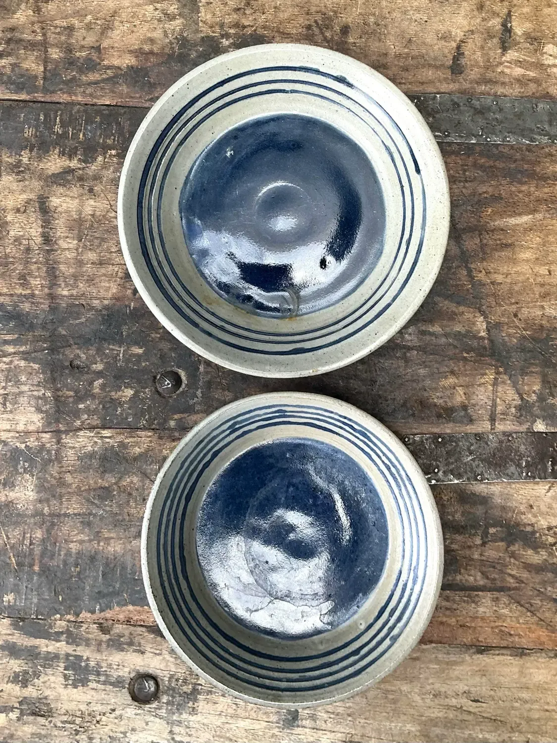 Vintage Original Studio Pottery Bowls - Set of 2 — additional photo 2
