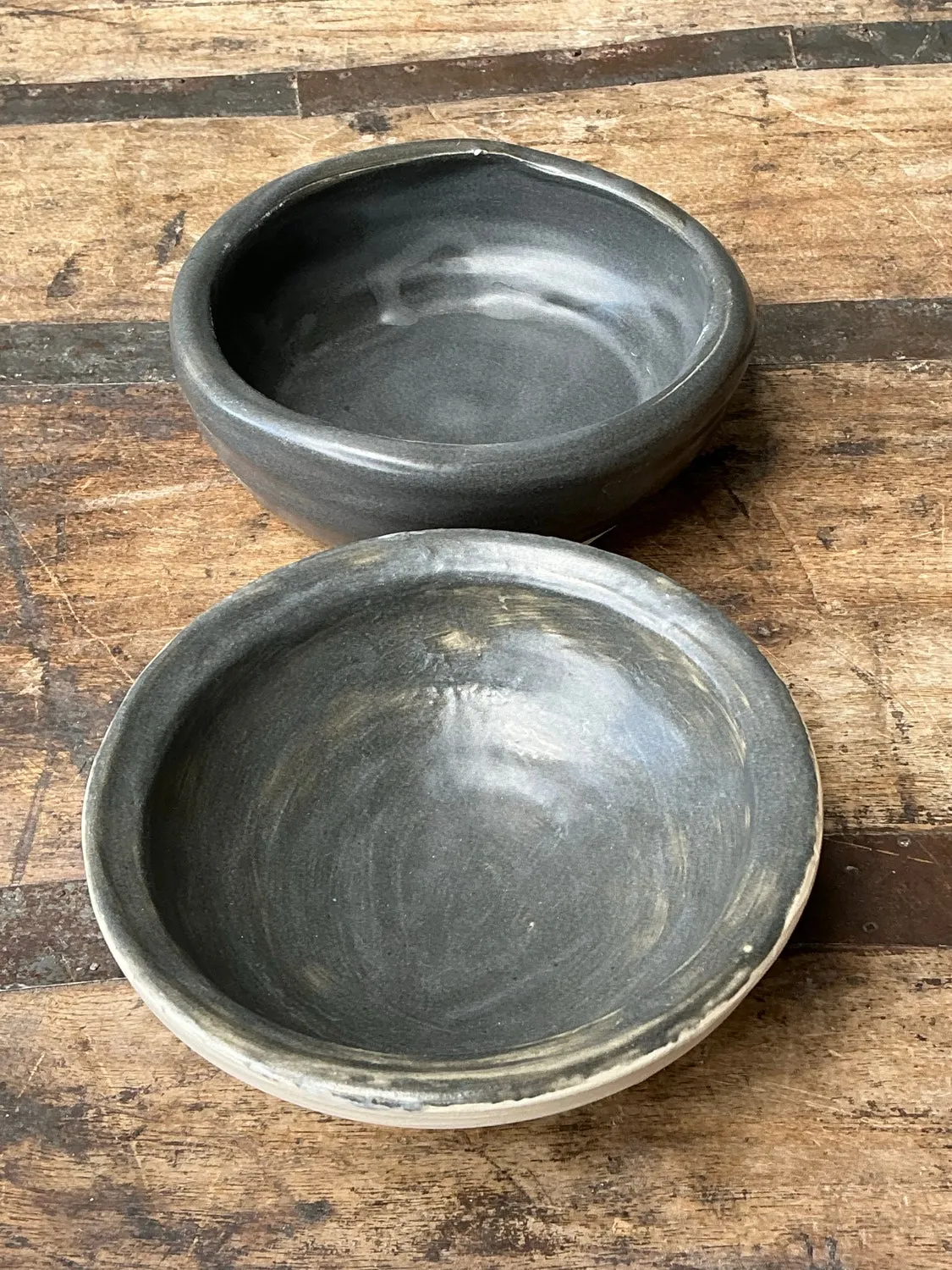 Vintage Original Studio Pottery Bowls - Set of 2 — additional photo 6