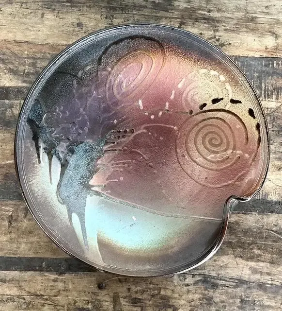 Vintage Original Studio Pottery Charger — additional photo 2
