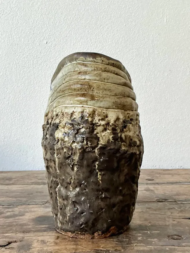 Vintage Original Studio Pottery Coil Vase — additional photo 5