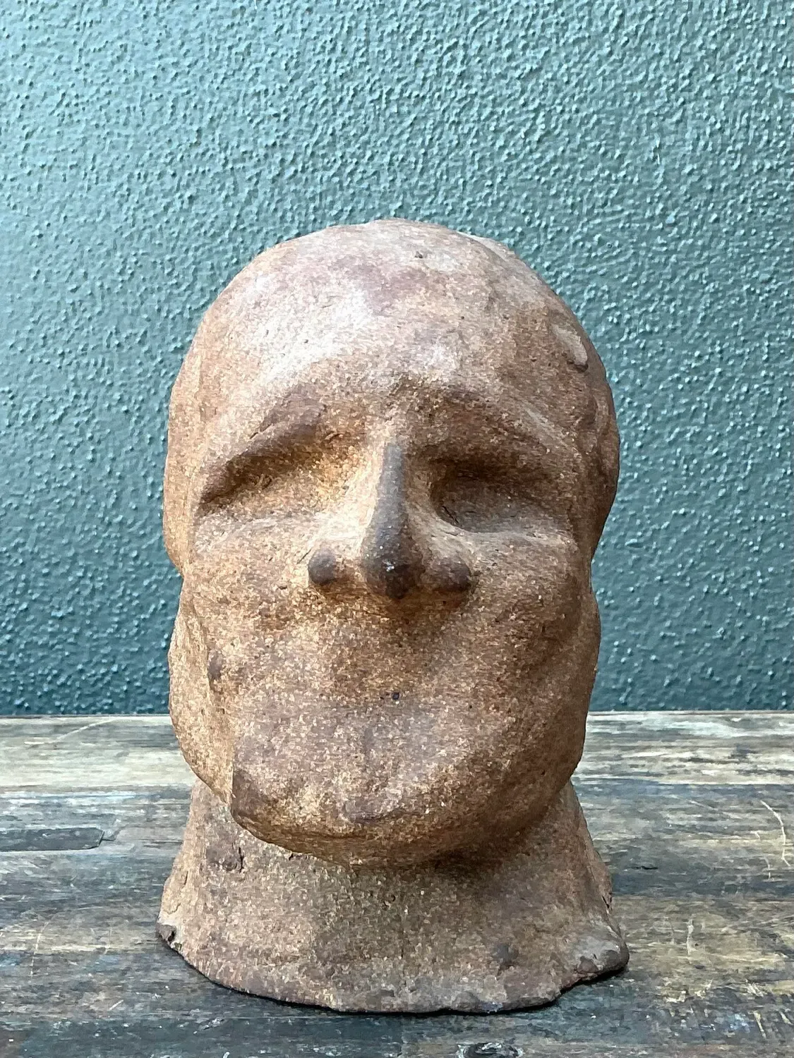 Vintage Original Studio Pottery Head Sculpture — additional photo 2