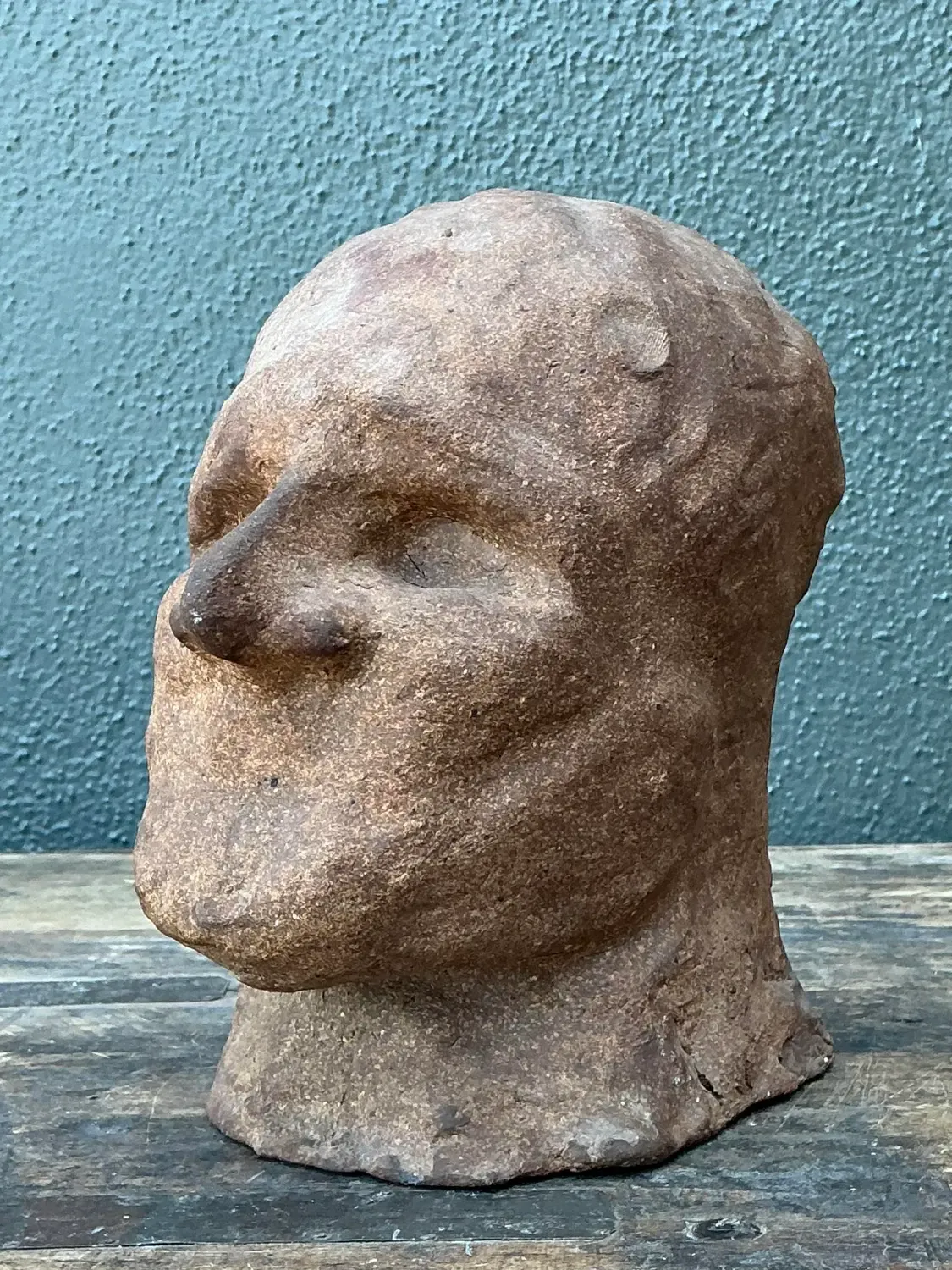 Vintage Original Studio Pottery Head Sculpture — additional photo 5