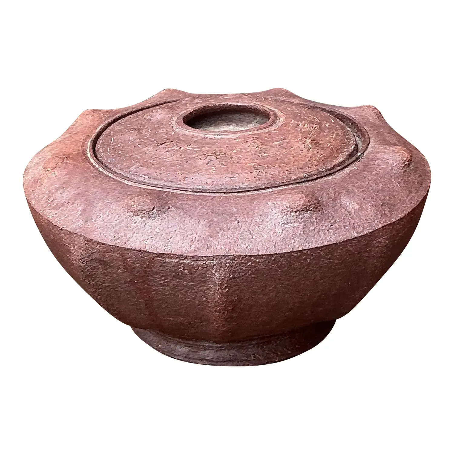 Vintage Original Studio Pottery Lidded Bowl - Pottery, 8.25W x 4.25H — additional photo 1