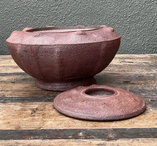 Vintage Original Studio Pottery Lidded Bowl - Pottery, 8.25W x 4.25H — additional photo 6