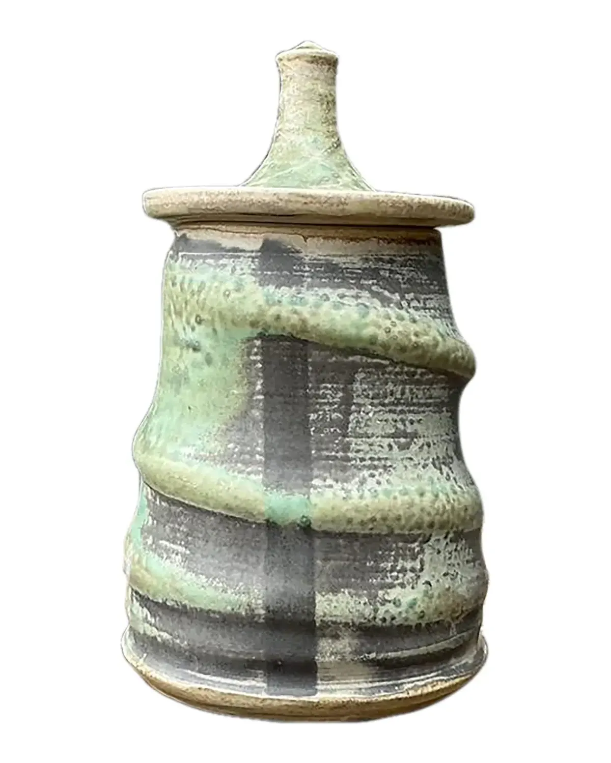 Vintage Original Studio Pottery Lidded Jar