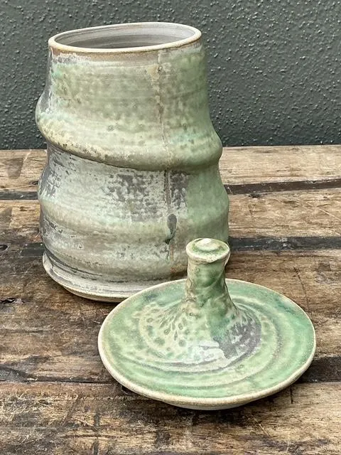 Vintage Original Studio Pottery Lidded Jar — additional photo 6