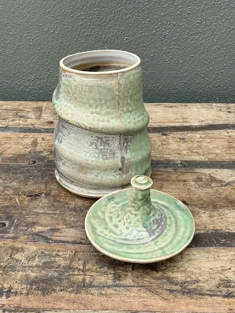 Vintage Original Studio Pottery Lidded Jar — additional photo 7