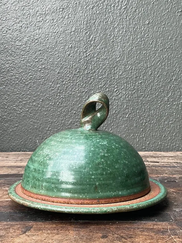 Vintage Original Studio Pottery Lidded Serving Dish — additional photo 2