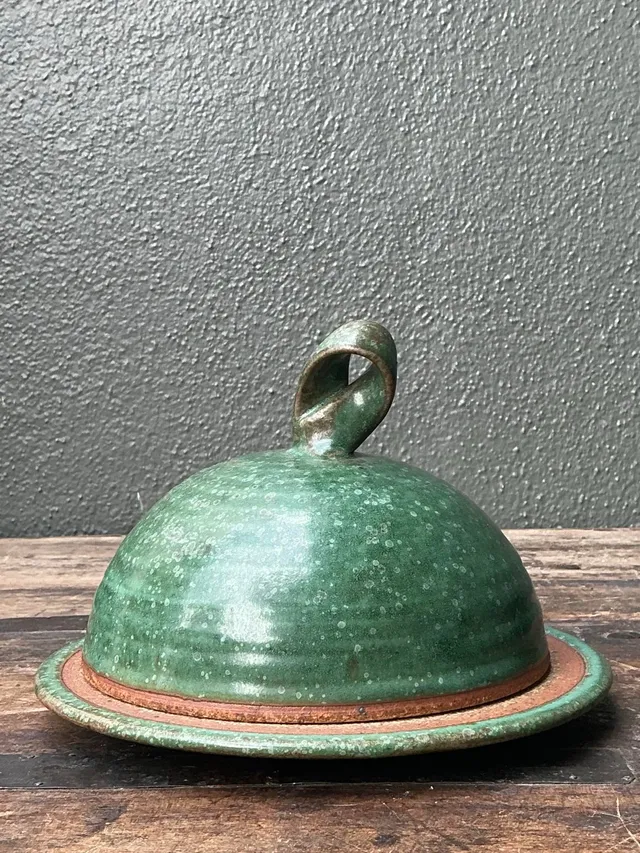 Vintage Original Studio Pottery Lidded Serving Dish — additional photo 4