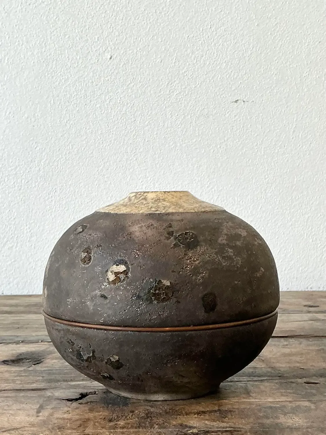 Vintage Original Studio Pottery Lunar Vase — additional photo 4
