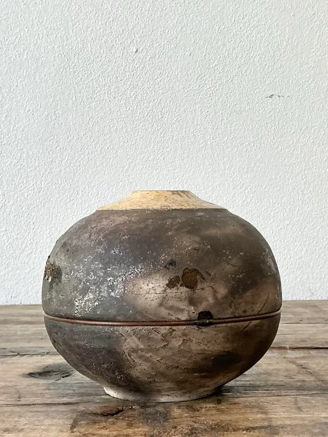 Vintage Original Studio Pottery Lunar Vase — additional photo 8