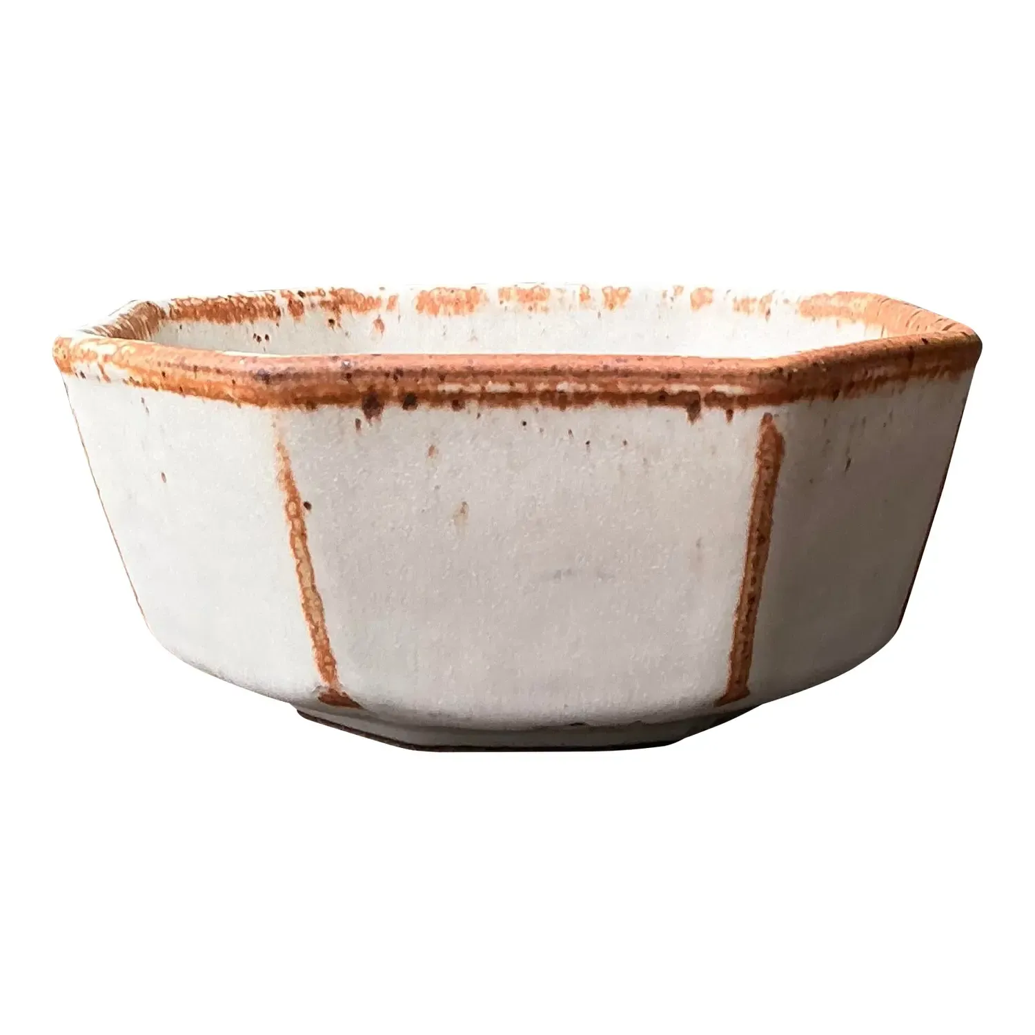 Vintage Original Studio Pottery Octagon Bowl — additional photo 1