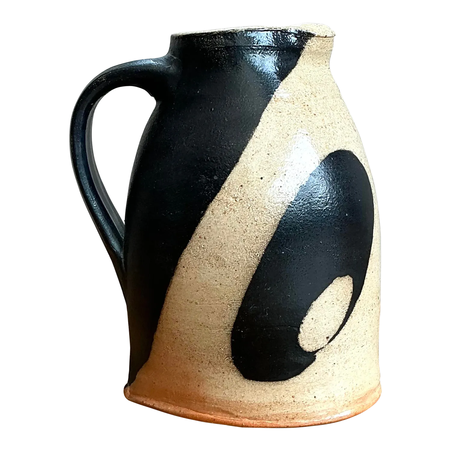 Vintage Original Studio Pottery Pitcher - Pottery, 5.25W x 7H — additional photo 4