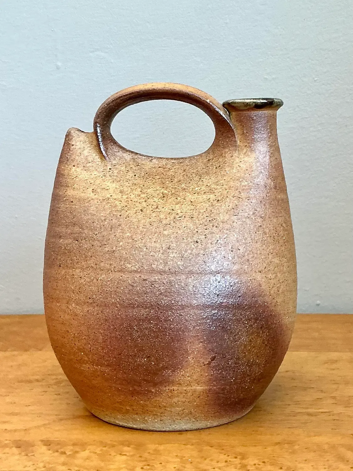 Vintage Original Studio Pottery Pitcher - Pottery, 6W x 6.25H — additional photo 2