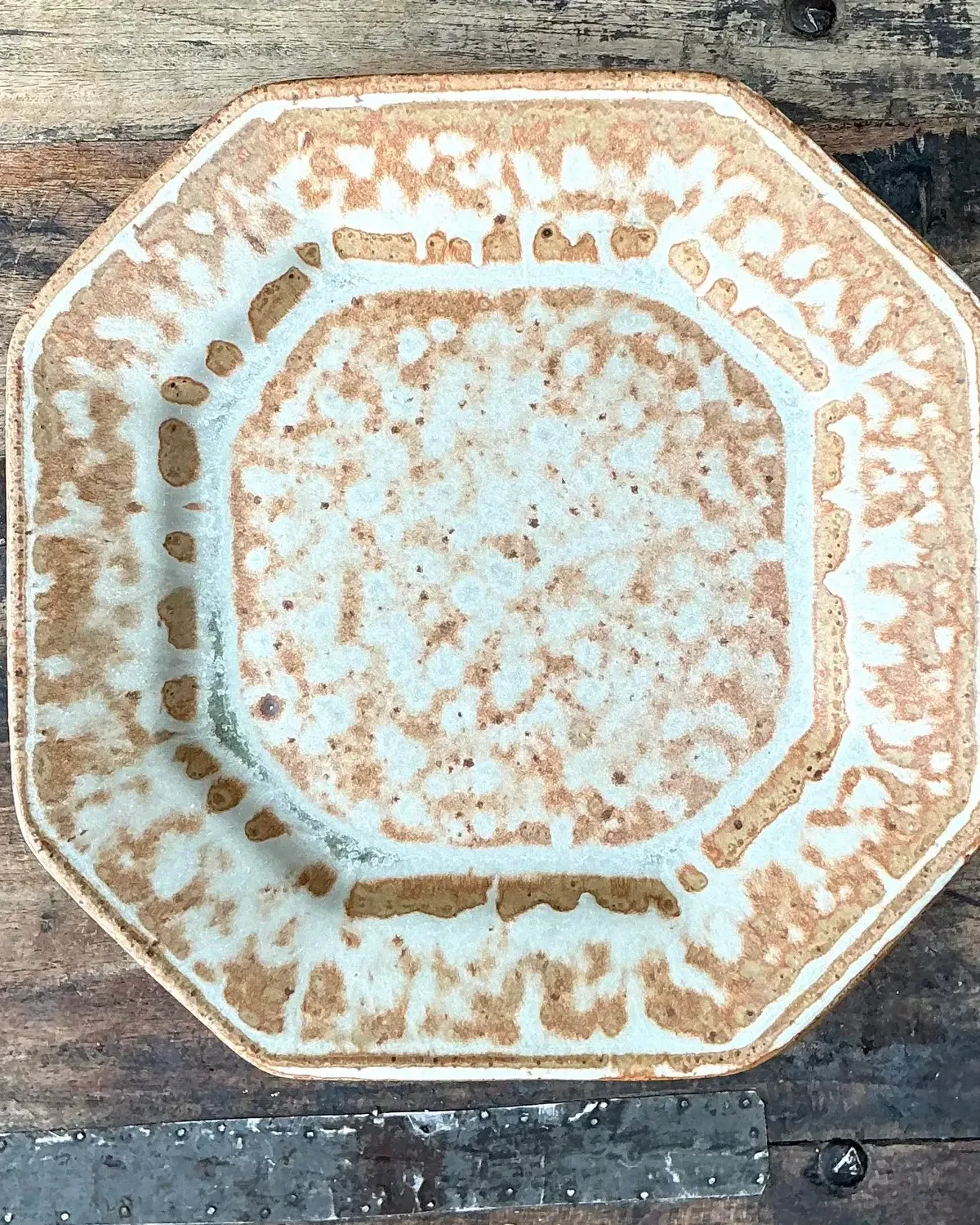 Vintage Original Studio Pottery Salad Plated - Set of 6 — additional photo 6