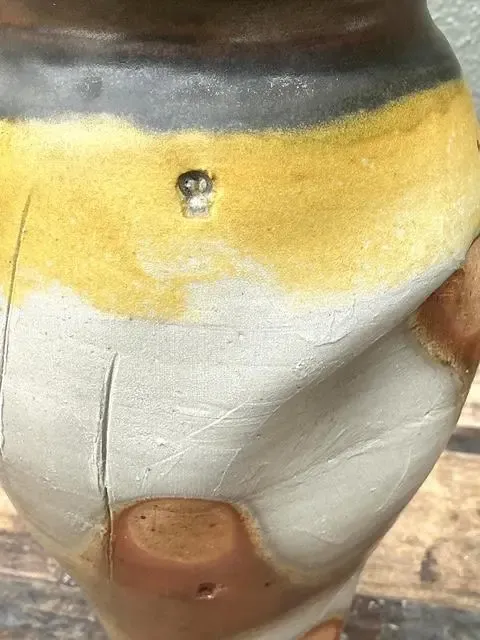 Vintage Original Studio Pottery Skull Vase — additional photo 5