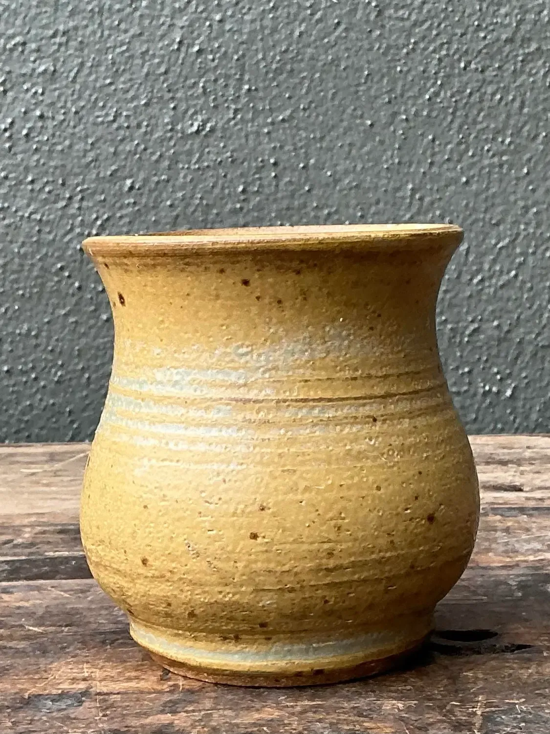 Vintage Original Studio Pottery Speckled Vase — additional photo 5