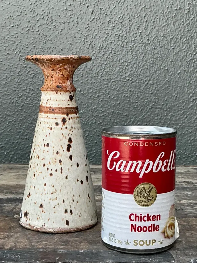 Vintage Original Studio Pottery Stripe Vase — additional photo 7