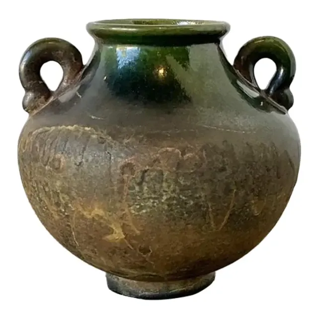 Vintage Original Studio Pottery Two Handle Vase — additional photo 1