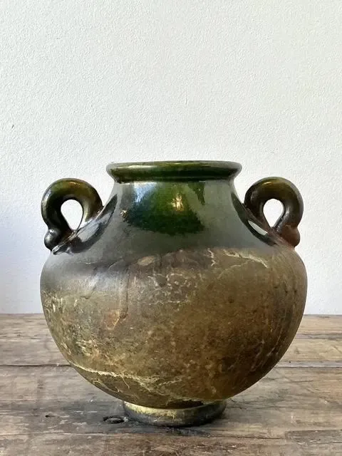 Vintage Original Studio Pottery Two Handle Vase — additional photo 4