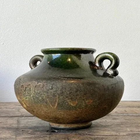 Vintage Original Studio Pottery Two Handle Vase — additional photo 7