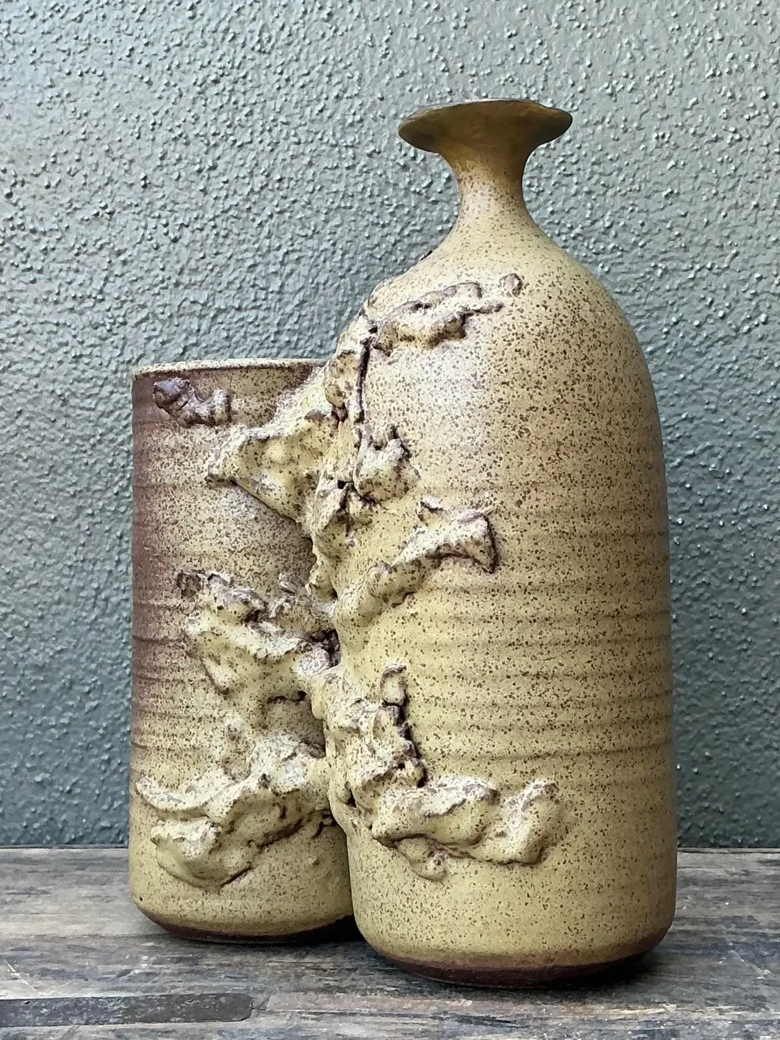 Vintage Original Studio Pottery Vase - Pottery, 7.75W x 11.25H — additional photo 4