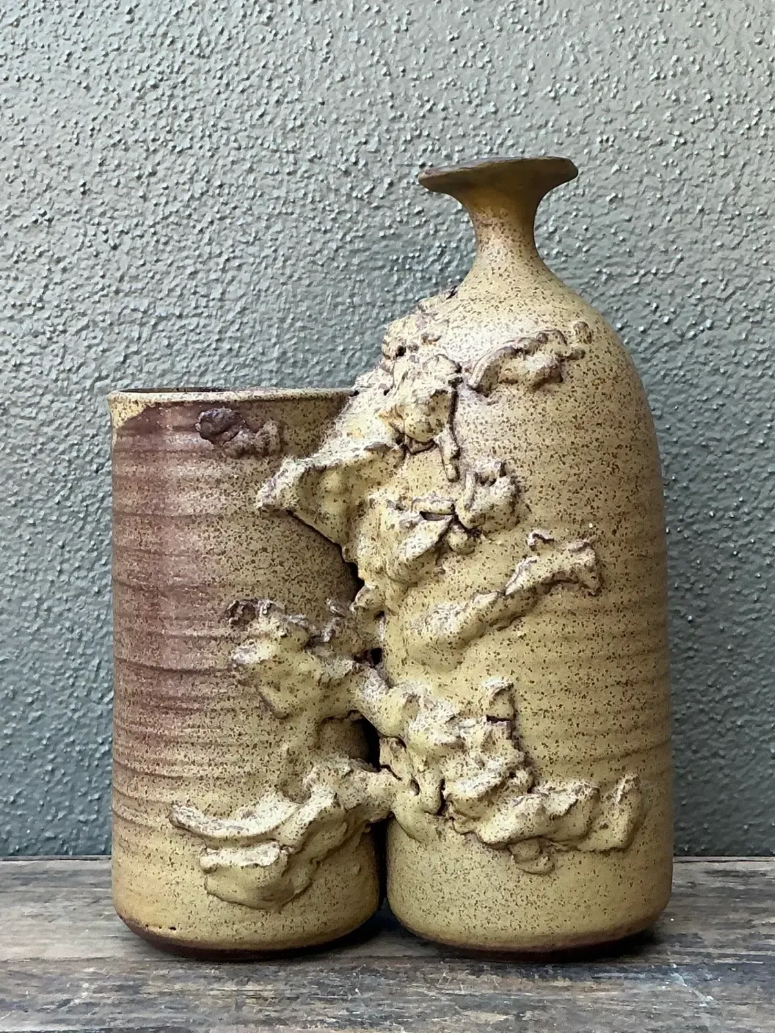 Vintage Original Studio Pottery Vase - Pottery, 7.75W x 11.25H — additional photo 7