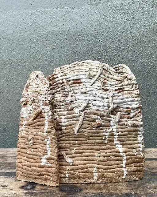 Vintage Original Studio Pottery Vase - Pottery, 4.75W x 5.5H — additional photo 8