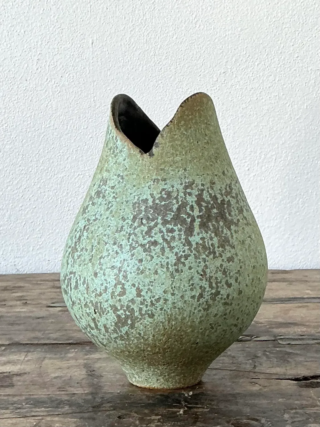 Vintage Original Studio Pottery Vase - Pottery, 3.75W x 5.5H — additional photo 3