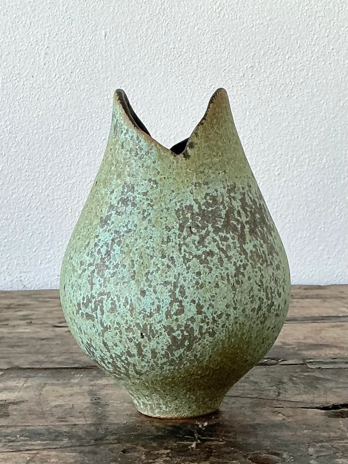 Vintage Original Studio Pottery Vase - Pottery, 3.75W x 5.5H — additional photo 4