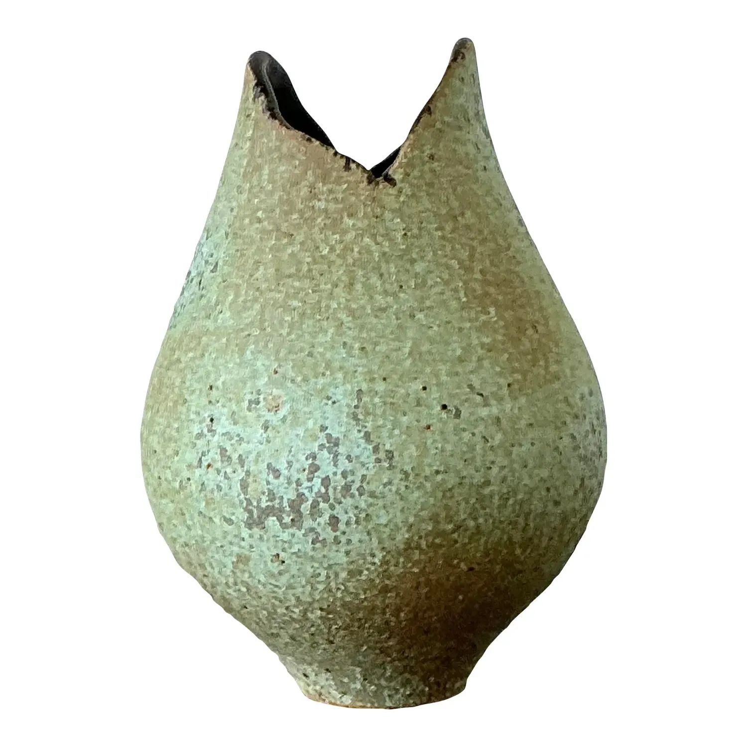 Vintage Original Studio Pottery Vase - Pottery, 3.75W x 5.5H — additional photo 6