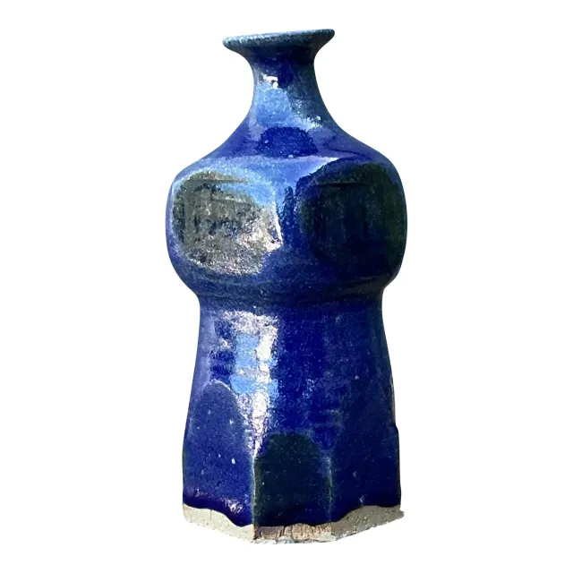 Vintage Original Studio Pottery Vase - Pottery, 2.75W x 6.5H — additional photo 1