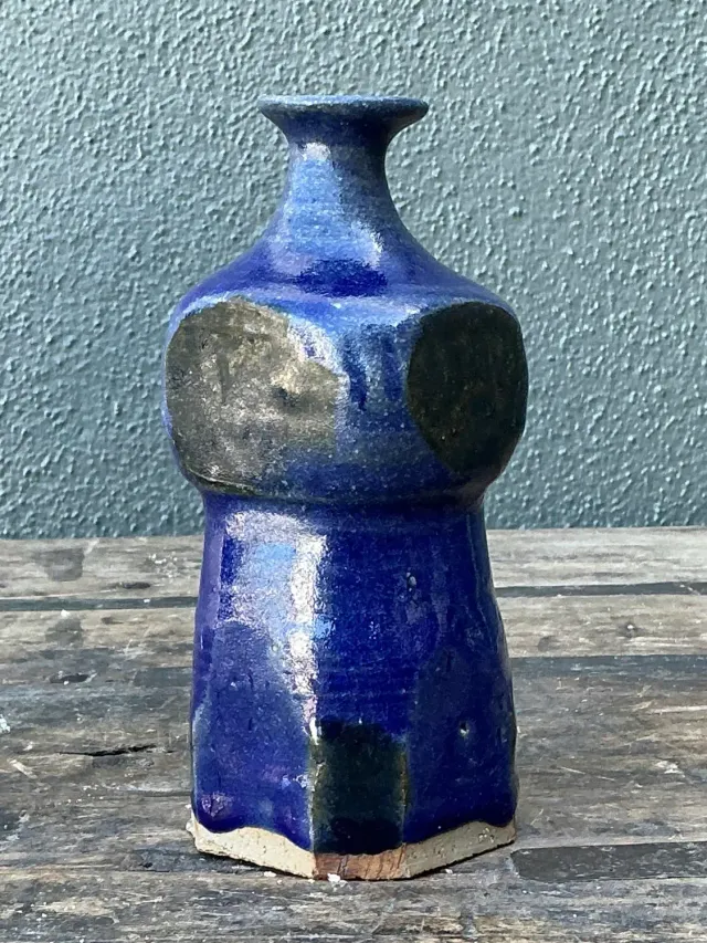 Vintage Original Studio Pottery Vase - Pottery, 2.75W x 6.5H — additional photo 4