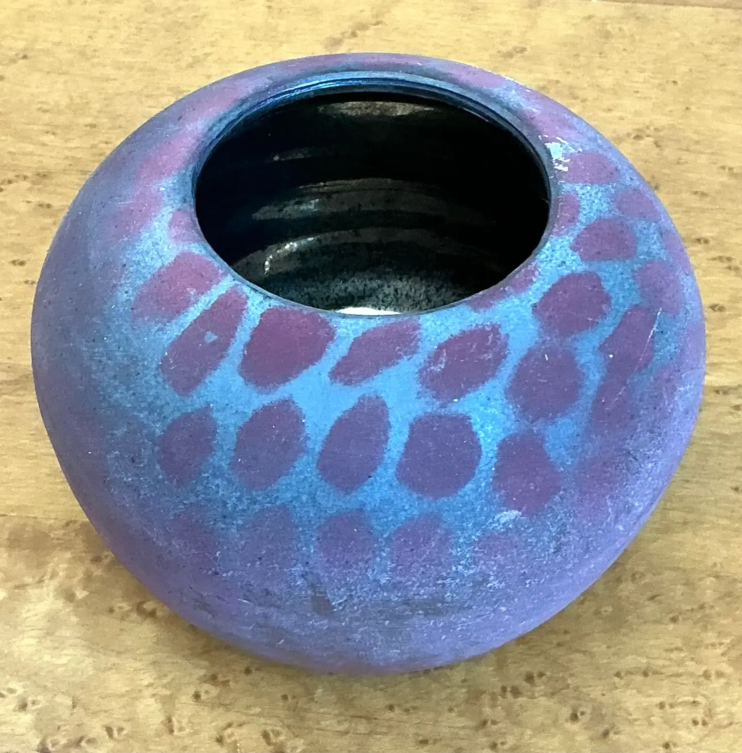 Vintage Original Studio Pottery Vase - Pottery, 4.75W x 7.25H — additional photo 5
