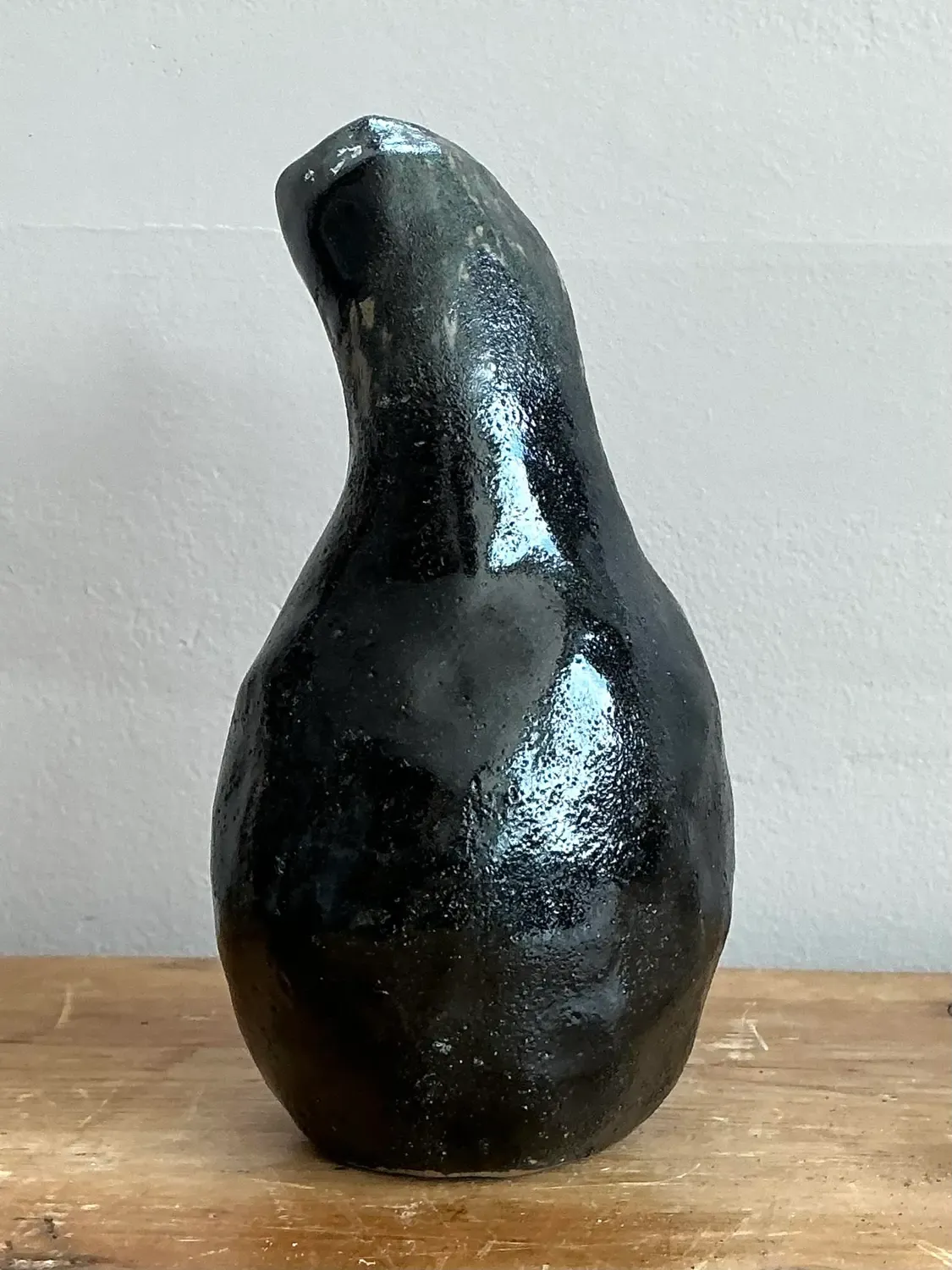 Vintage Original Studio Pottery Vase - Pottery, 3.5W x 7.75H — additional photo 1