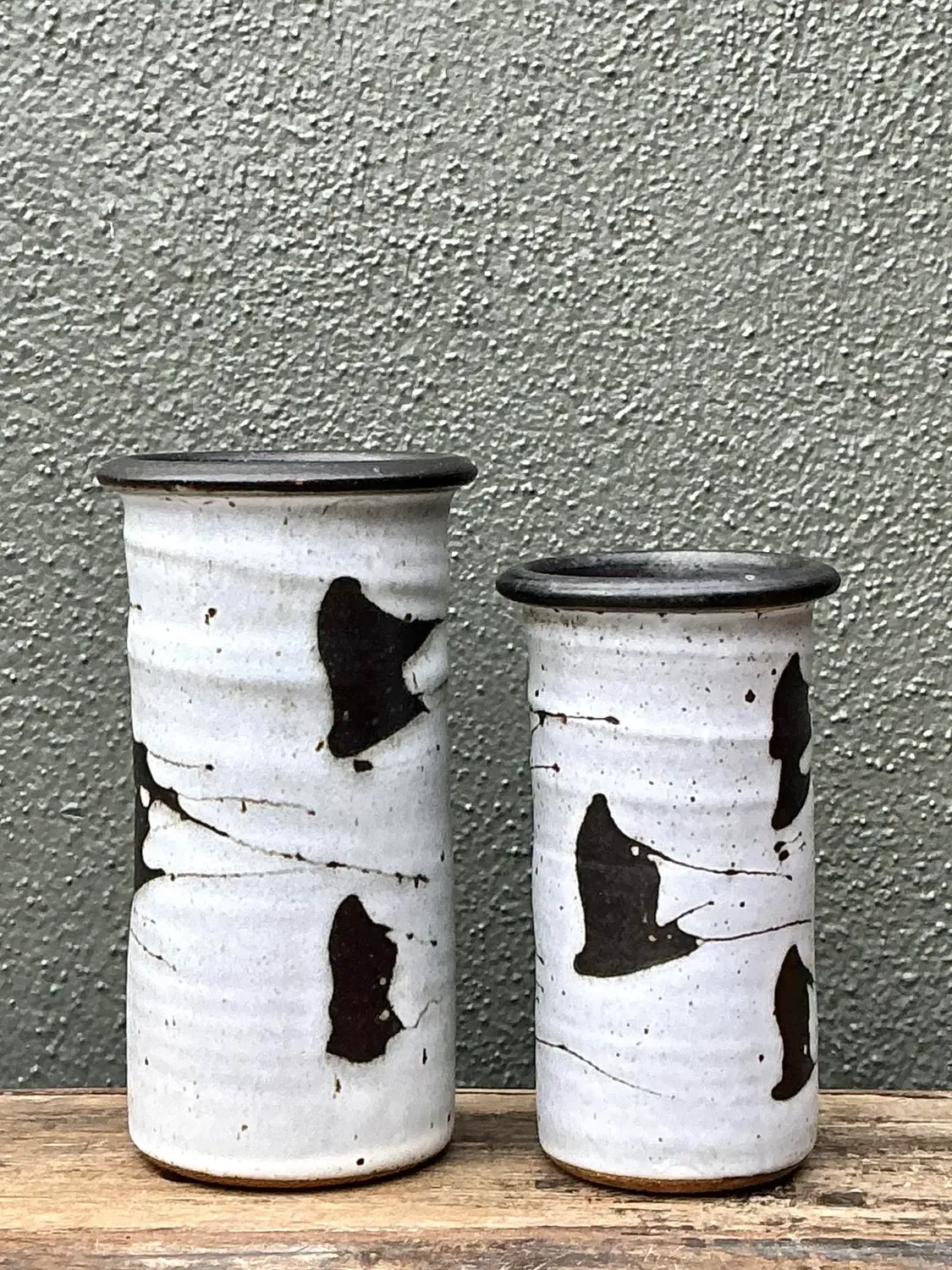 Vintage Original Studio Pottery Vases - Set of 2 — additional photo 5
